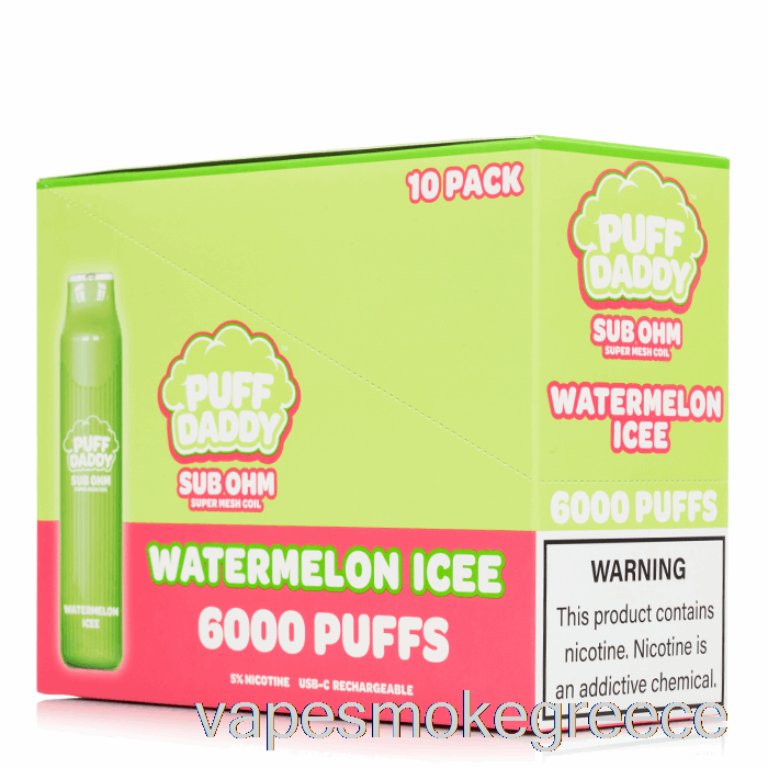Vape Greece [10-pack] Puff Daddy 6000 μιας χρήσης